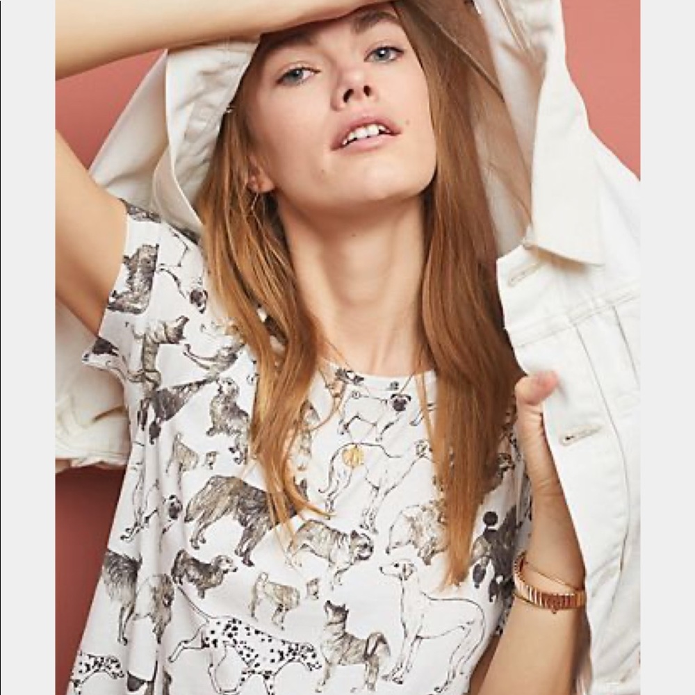 Conversations by Anthropologie Dog Days Tee